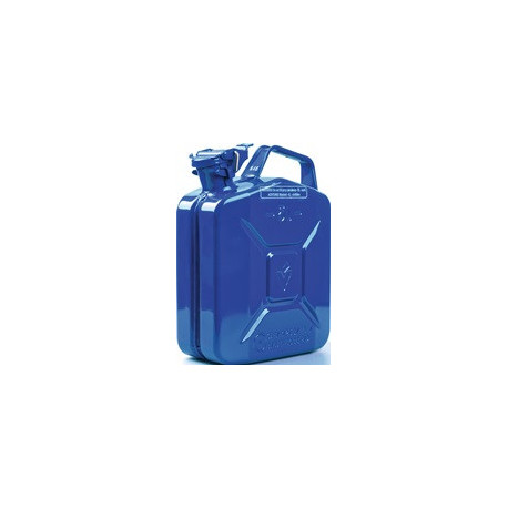 Bidon de carburant 5l Bleu RAL 5005 tôle dacier-L230xB120xH310mm VALPRO