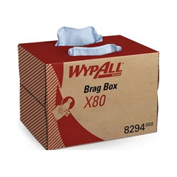 Essuie tout WypAll® X80 8294 L427xB282ca.mm bleu 1-couche WYPALL