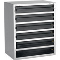 Boîte d’assortiment coffre-fort ESD 250/6-3 B357xT435xH255mm 6 compartiments