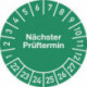 Plaquette de vérification pluriannuelles D20mm date du prochain contrôle 2022-2027 - 10 unités