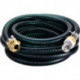 Jeu de tuyaux d'aspiration de 5 m de tuyau D. Raccord de tuyau de 25,4 (1 pouce) mm-D. 25,4 (1 pouce) mm 5000 mm METABO