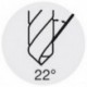 Foret aléseur à queue cône morse, Ø h8 : 17,00 mm, Long. totale 223 mm, Long. hélice 125 mm, Ø minimum du trou prépercé : 11,9 mm, CM : 2