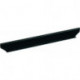 Jeu de cloisons 55 U XL L429xP10xH46mm pour tiroir type A cloison longitudinale noir RAACO