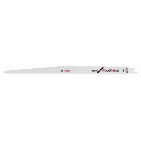 Lame de scie sabre S 1411 DF L.300mm B.19mm TPI 6 43mm 2 St./Karte