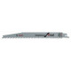 Lame de scie sabre S 2345 X L.200mm B.19mm TPI 6-10 25-4,3mm 100 St./Karte