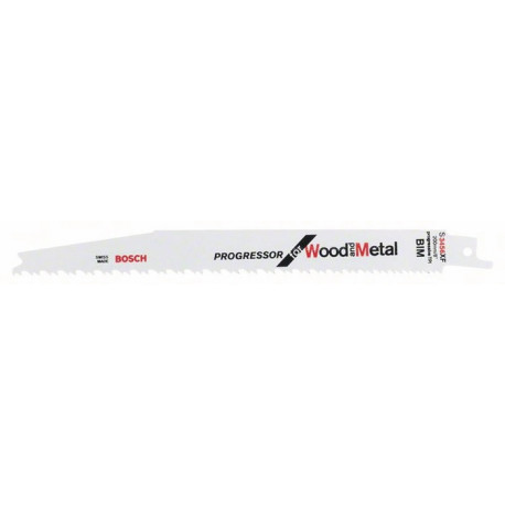 Lame de scie sabre S 3456 XF L.200mm B.19mm TPI 6-12 21-43mm 100 St./Karte