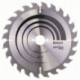 Lame pour scie circulaire Optiline Wood Ext 230mm Z.24 WZ Larg coupe.2,8mm BOSCH