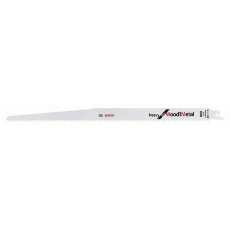 Lame de scie sabre S 1411 DF L.300mm B.19mm TPI 6 43mm 25 St./Karte