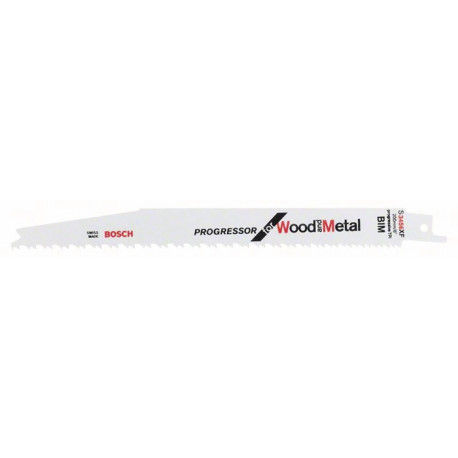 Lame de scie sabre S 3456 XF L.200mm B.19mm TPI 6-12 21-43mm 25 St./Karte