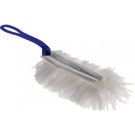 Set plumeau L180xW60mm avec 2 dépoussiéreurs blancs (Par 32)