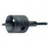 Trépan à percussion D. nominal 80 mm longueur totale 180 mm hexagonal