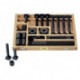 Jeu goujons serrage 42pcs p.M24x28 n° 6520 AMF en coffret bois AMF