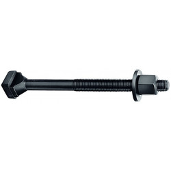 Vis pour rainure en T DIN 787 rainure en T 16mm M16 L.125mm Classe de qualité 8.8 m.Mutter u.Scheibe AMF