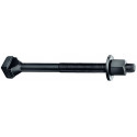Vis pour rainure en T DIN 787 rainure en T 28mm M24 L.125mm Classe de qualité 8.8 m.Mutter u.Scheibe AMF