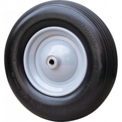 Roue polymère Rad-D. Largeur de roue 400 mm 100 mm entièrement moussée, axe CAPITO compris