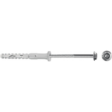 Cheville à frapper MFR SB8-80 SSKS raccord de fonçage avec vis (Par 100)