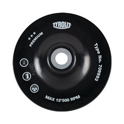 Plateau-support PAD UNI D.125mm M14 dur TYROLIT