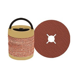 Disque en fibres CERABOND X D.125mm K.36 INOX/STA Grain de céramique TYROLIT (Par 50)