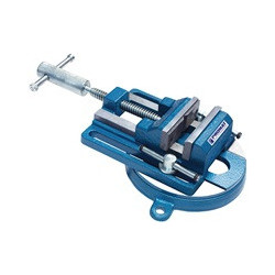 Étau de machine L.mors 100mm ouv. 100mm écart. trous 110 x 220mm orientable à 360 degrés 160mm réglable en L. PROMAT