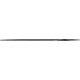 Lime à clé DIN 7283 A-F L. 100 mm section 3,2 mm coupe 2 rond sans manche PROMAT