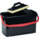 Seau presse à rouleaux pour carreaux Speedy 23litres attache plastique éponge hydrophile réticulée 30mm