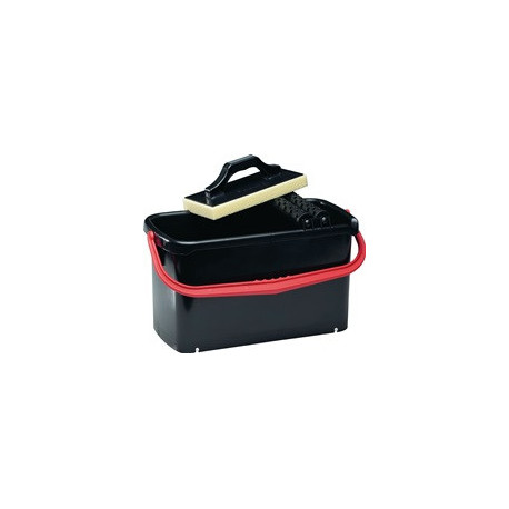 Seau presse à rouleaux pour carreaux Speedy 23litres attache plastique éponge hydrophile réticulée 30mm