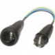 Adaptateur de mesure p. consommateurs à 1 phase Fiche à contact de sécurité dans la prise à contact de sécurité BENNING