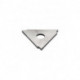 Insert de coupe K302 Epaisseur 2.5mm HSS-E Brut Angle de dégagement 8 Degrés DORMER (Par 10)
