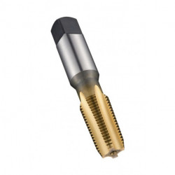 Taraud machine ANSI B94.9C E721 NPT 3/8 pouces x18 HSS TiN 1.5XD Normal DOR
