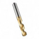 Foret hélicoidal A520 D.7.14mm HSS TiN Queue cylindrique droite s DORMER