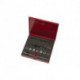 Jeu de filières et tarauds HS-2M M2-M6 23unités HSS Coffret métallique