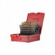 Jeu de Foret hélicoidaux A095 DIN 338 TypN D.6-10x0.1mm HSS 41 unités coffret plastique.DORMER