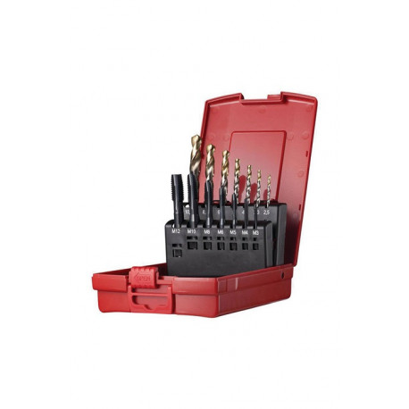 Jeu de tarauds de machine Nr.202 BN L113 M3-M12 14unités.HSS-E PM coffret plastique.DORMER