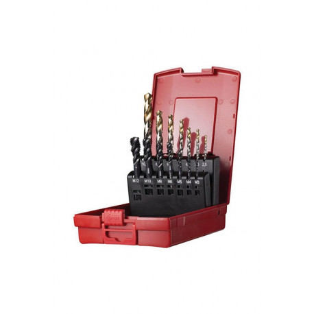 Jeu de tarauds de machine Nr.204 CN L113 M3-M12 14unités.HSS-E PM coffret plastique.DORMER