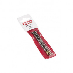 Foret hélicoidal TypN A002S D.4.2mm HSS Brut/TiN Queue cylindrique droite s DORMER