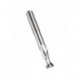 Fraise S611 Werksnorm R.0.1mm Gesamt-L.125mm HM Polished 30 degrés Z.2 DORMER