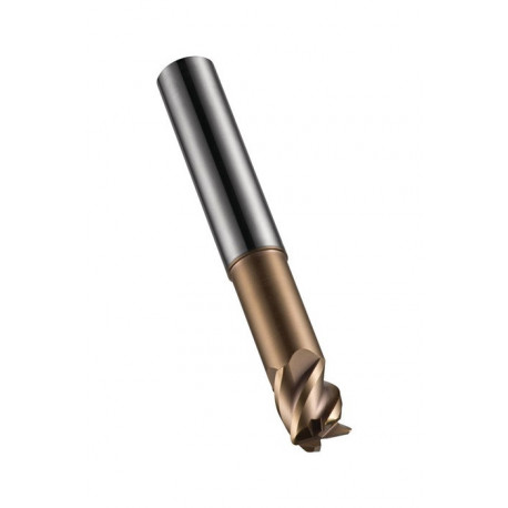 Fraise S521 Werksnorm Lg Total.75mm HM TiSiN 45 degrés Z.4 DORMER