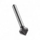 Fraise sur tige D.9.6mm Kopf-L.4.7mm HM Brut DORMER