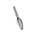 Fraise sur tige D.6.3mm Kopf-L.12.7mm HM Brut DORMER