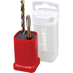 Jeu de tarauds de machine Nr.11 CN L002 M6 2unités.HSS-E PM Boîte en plastique DORMER