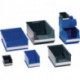 Boîtes de rangement ouvertes L160/140xl100xH75mm polyéthylène régénéré gris PE LOCKWEILER (Par 25)
