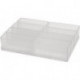 Kit de compartimentage 8pièces transp. l.39xp.109xH.47mm pour répour 871325-871332