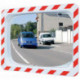 Miroir de circulation H400xl600mm plast.rouge/blc ac logement p. int. et ext., p. 2 directions Distance max.de l’observateur 9m SPL