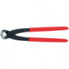 Monierzange L.250mm pol.noir atram.Ku.-Überzug KNIPEX