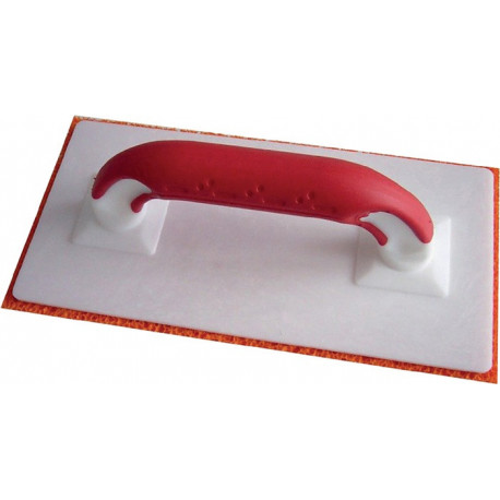 Platoir à lisser manche bicomp., garn. caoutchouc éponge plastique L280xl140xS20mm