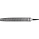 Râpe cabinette DIN 7263 D L. 250 mm section 25 x 6 mm coupe 2 demi-rd PROMAT