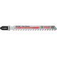 Lame de scie sauteuse Fibre Plâtre T 141 HM total L.100mm dents 4.3mm 3 pièces/carte