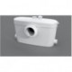 Système de levage SaniAccess 3 pour raccordement aux WC, WC, douche, bidet et SFA blanc