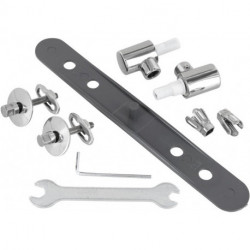 Jeu de charnières pour siège WC Washpoint Softclosing chrome IDEAL STANDARD