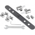 Jeu de charnières pour siège WC Washpoint Softclosing chrome IDEAL STANDARD